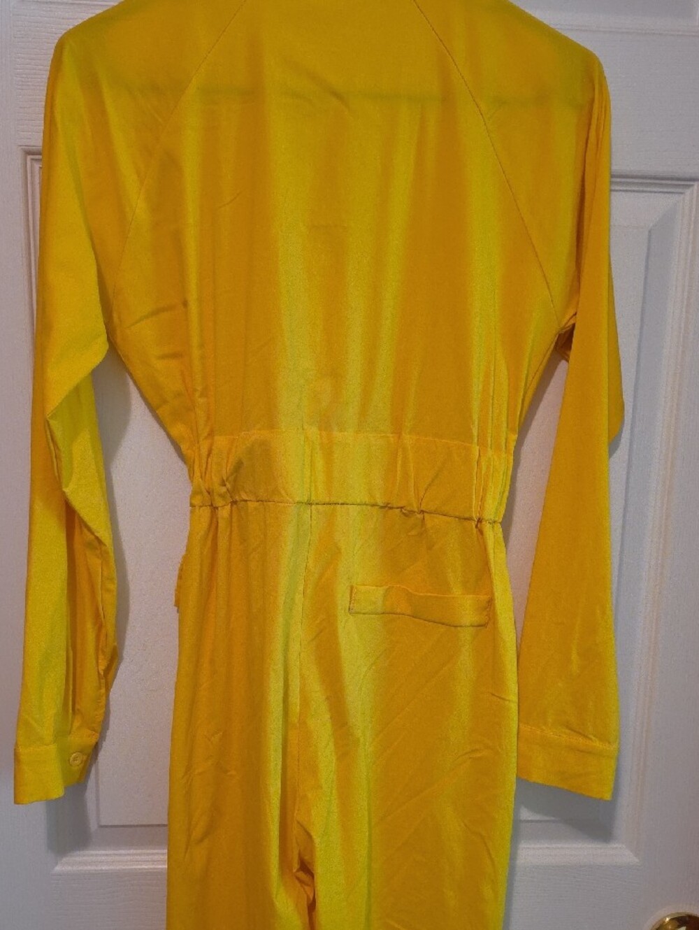 Yellow Women's Utility Jumpsuit - Picture 7 of 8